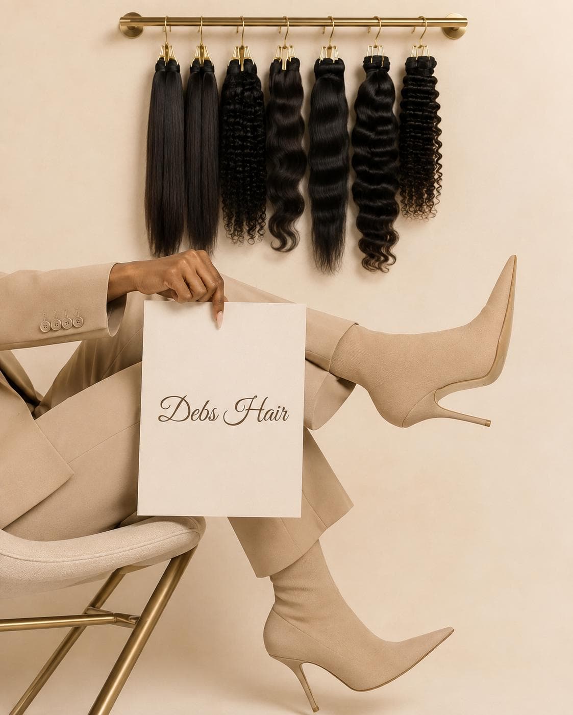 Intérieur du salon Debs Hair Beauty